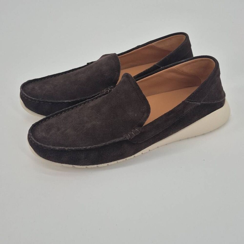 OluKai Kaa Loafer Mens 14 Brown Suede Slip On Shoes
